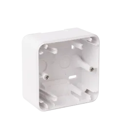 OHMTEC Epure Boitier Saillie 1 Poste Blanc 