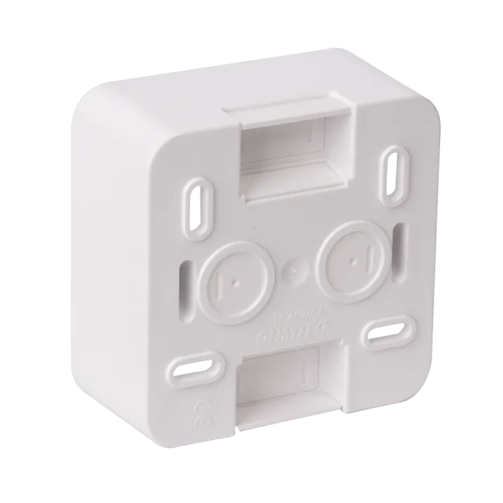 OHMTEC Epure Boitier Saillie 1 Poste Blanc 