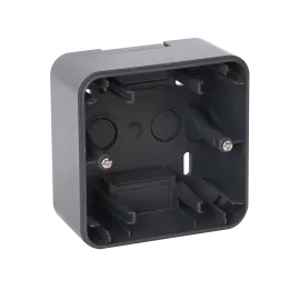 OHMTEC Epure Boitier Saillie 1 Poste Anthracite 