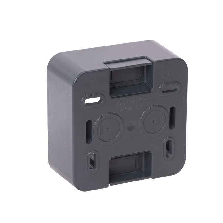 OHMTEC Epure Boitier Saillie 1 Poste Anthracite 