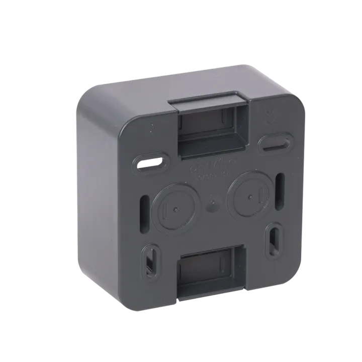 OHMTEC Epure Boitier Saillie 1 Poste Anthracite 