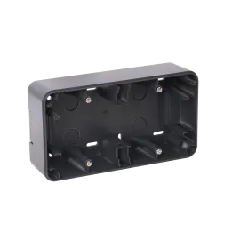 OHMTEC Epure Boitier Saillie 2 Postes Anthracite 