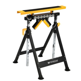 Tréteau télescopique multifonction 4 en 1 200Kg max avec hauteur réglable de 83 à 128cm FEROCE