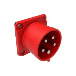 Prise mâle 32A 3P+N+T étanche 400V IP44 OHMTEC