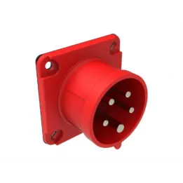 Prise mâle 16A 3P+N+T étanche 400V IP44