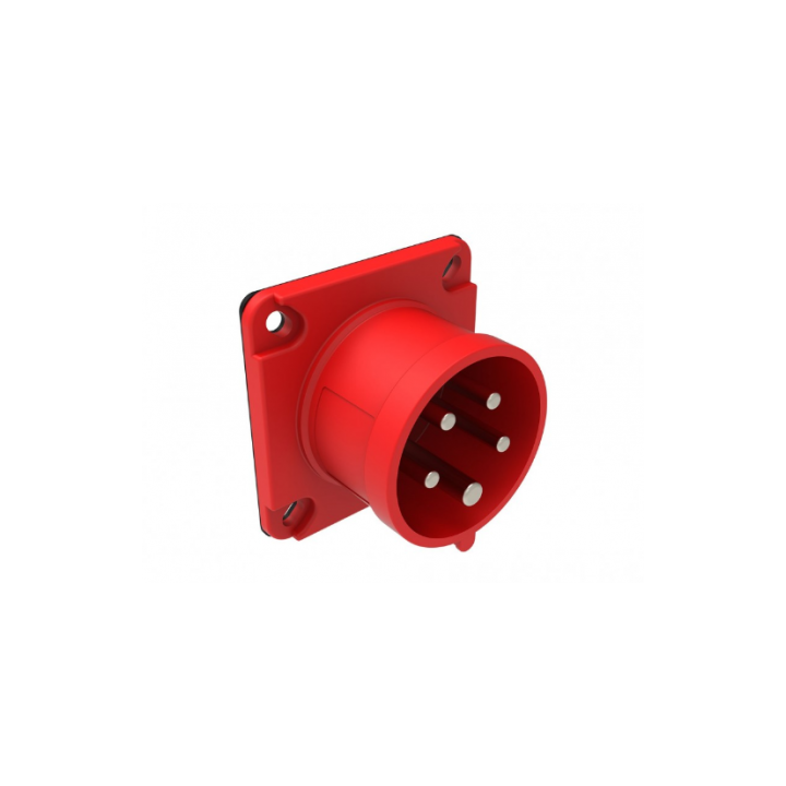 Prise mâle 16A 3P+N+T étanche 400V IP44