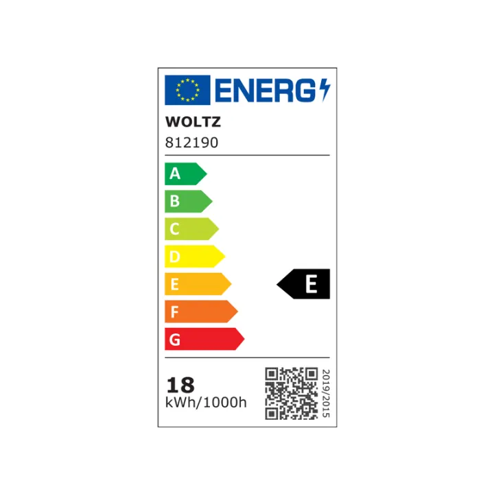 Plafonnier LED rond 18W 4000K Ø226mm
