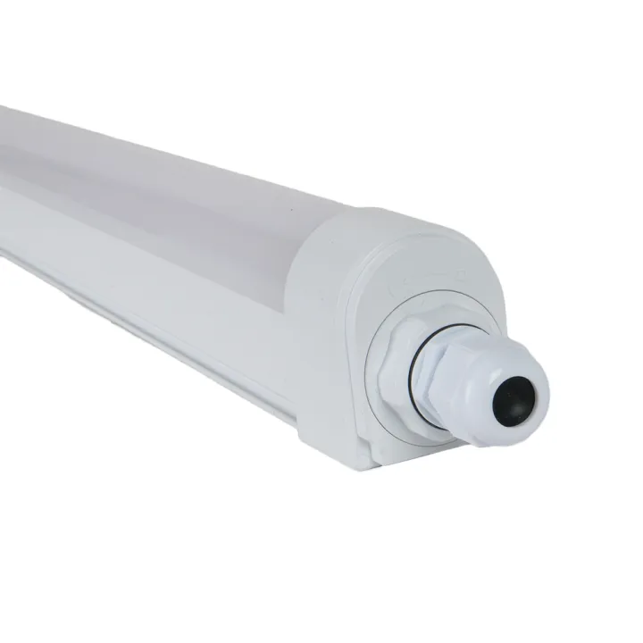 Réglette LED étanche câblage traversant 150cm 50W 4000K IP66 EXALIGHT
