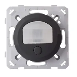 OHMTEC Epure Interrupteur automatique compatible Led anthracite 