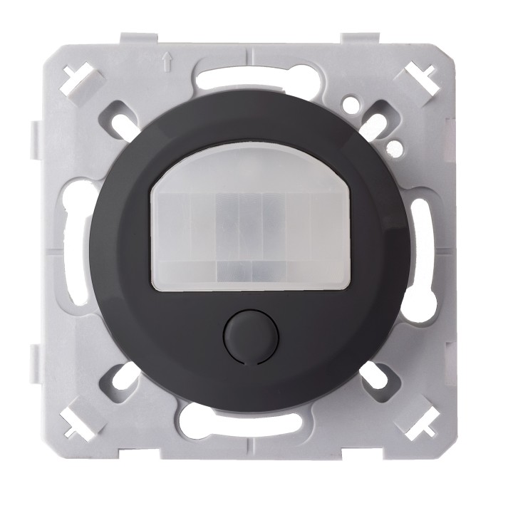 OHMTEC Epure Interrupteur automatique compatible Led anthracite 
