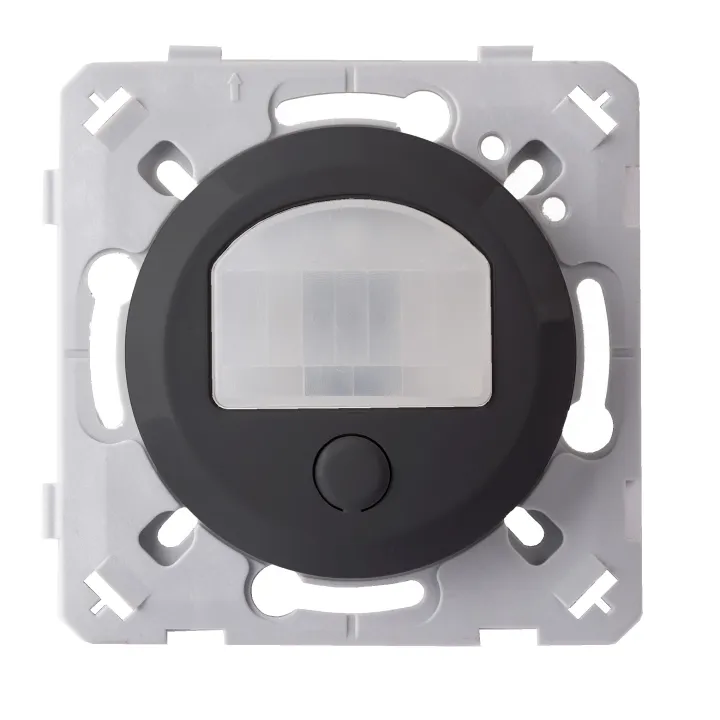 OHMTEC Epure Interrupteur automatique compatible Led anthracite 