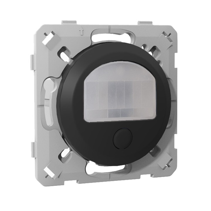 OHMTEC Epure Interrupteur automatique compatible Led anthracite 