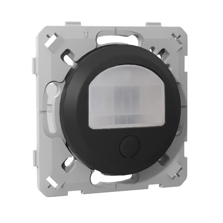 OHMTEC Epure Interrupteur automatique compatible Led anthracite 