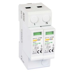 Parafoudre Monophasé 15/40Ka avec cartouche détachable