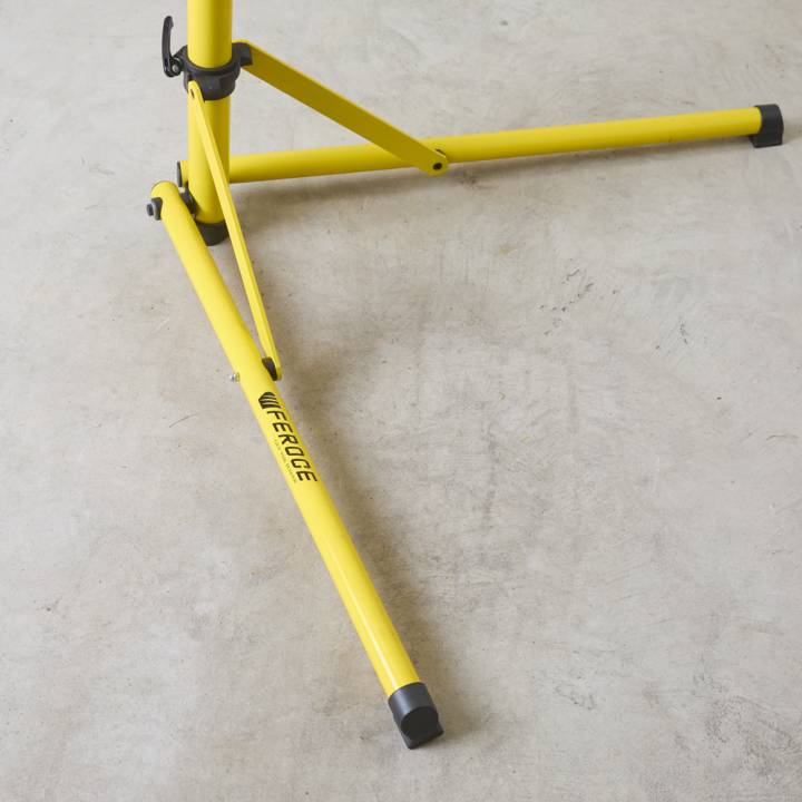 Pied d’atelier pliable pour vélo