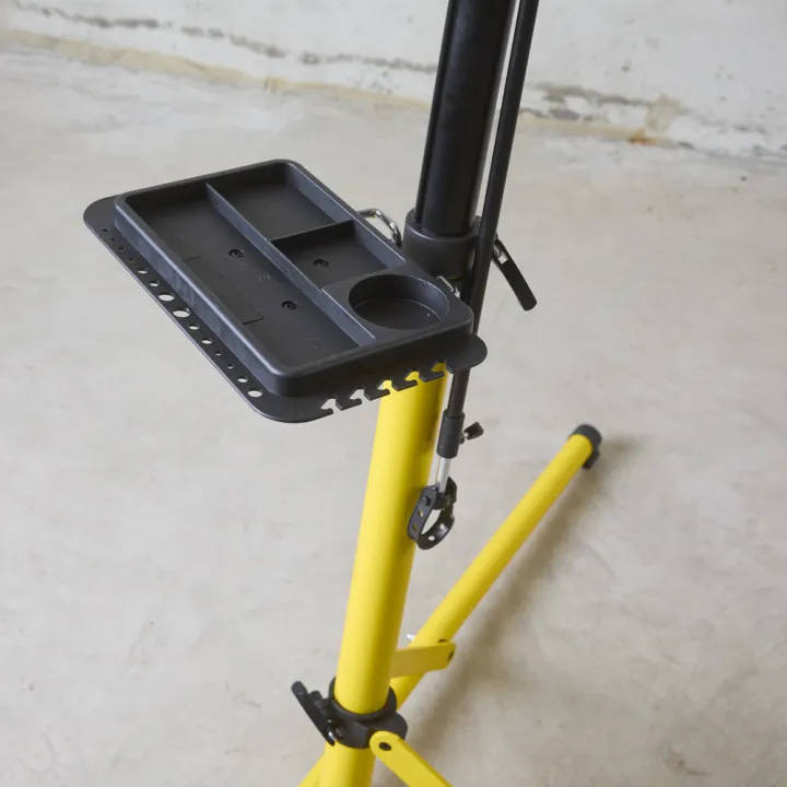 Pied d’atelier pliable pour vélo