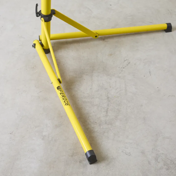 Pied d’atelier pliable pour vélo