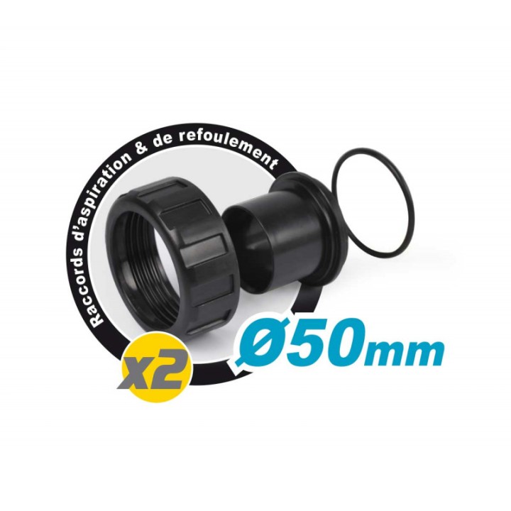 Pompe Filtration Piscine Hors Sol et Enterrée 2200W - 31m³/h Auto amorçante STEINER