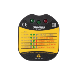 Testeur de prise 2P+T OHMTEC