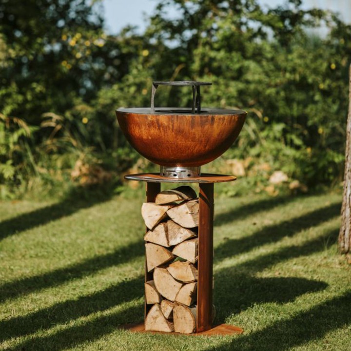 Brasero plancha Stilo 600 Corten - MASURIA