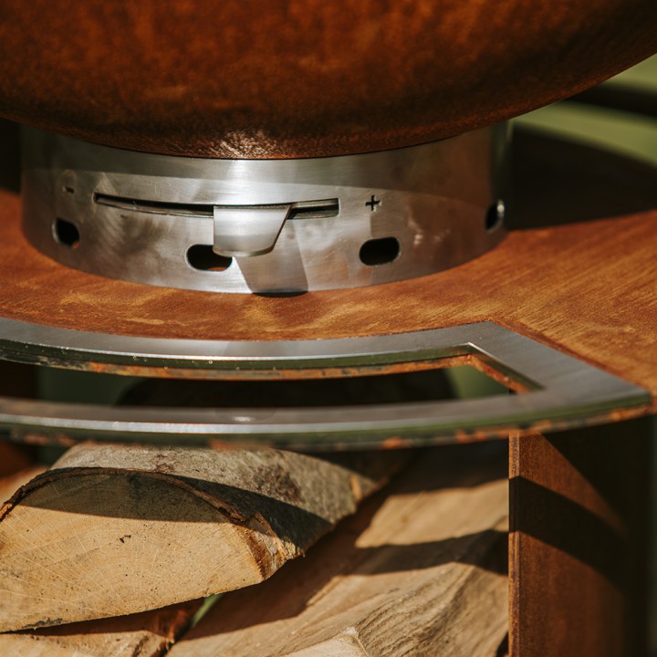 Brasero plancha Stilo 600 Corten - MASURIA