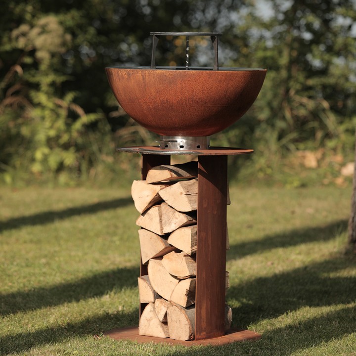 Brasero plancha Stilo 600 Corten - MASURIA