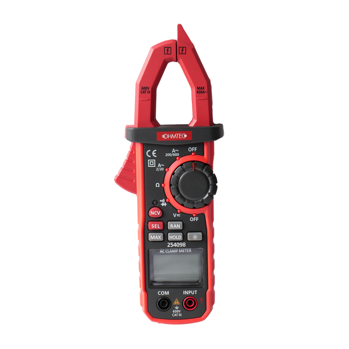 Pince Ampèremétrique Digitale Pro NCV 600V / 600A OHMTEC