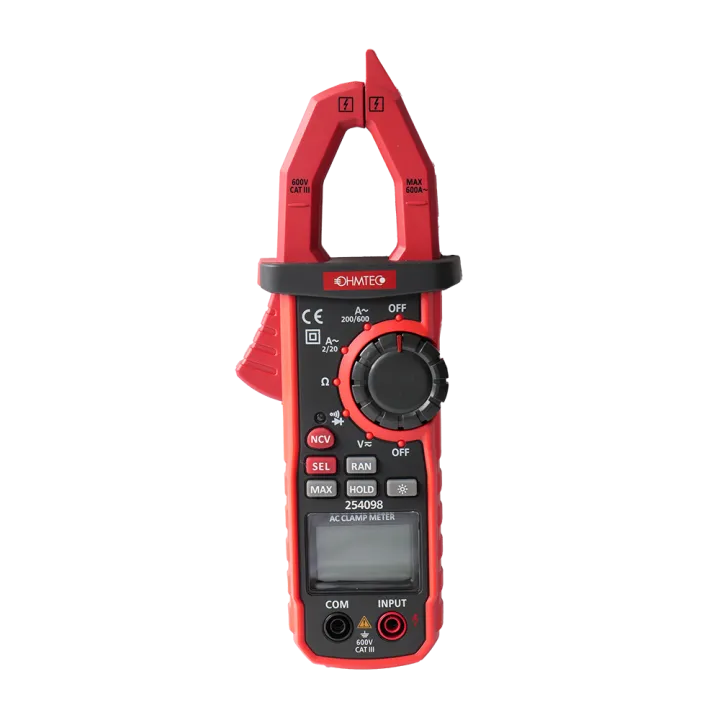 Pince Ampèremétrique Digitale Pro NCV 600V / 600A OHMTEC