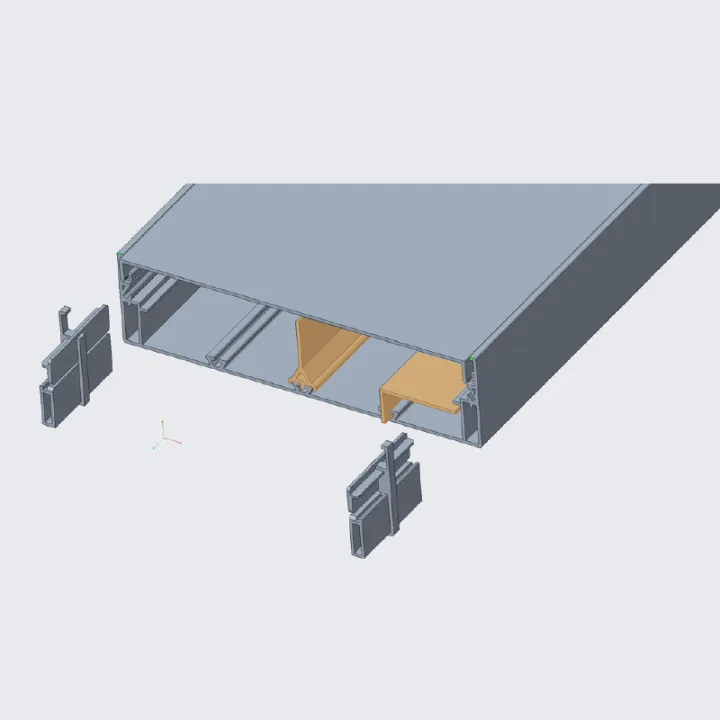 Gaine technique de logement 13 modules - 250 mm