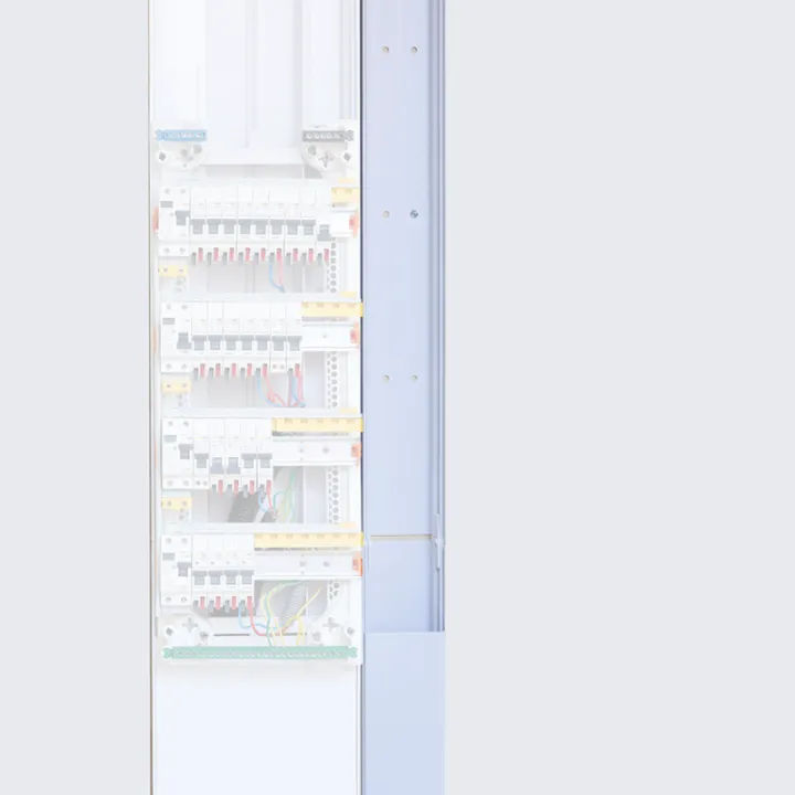 Gaine technique de logement 5 modules - 105 mm