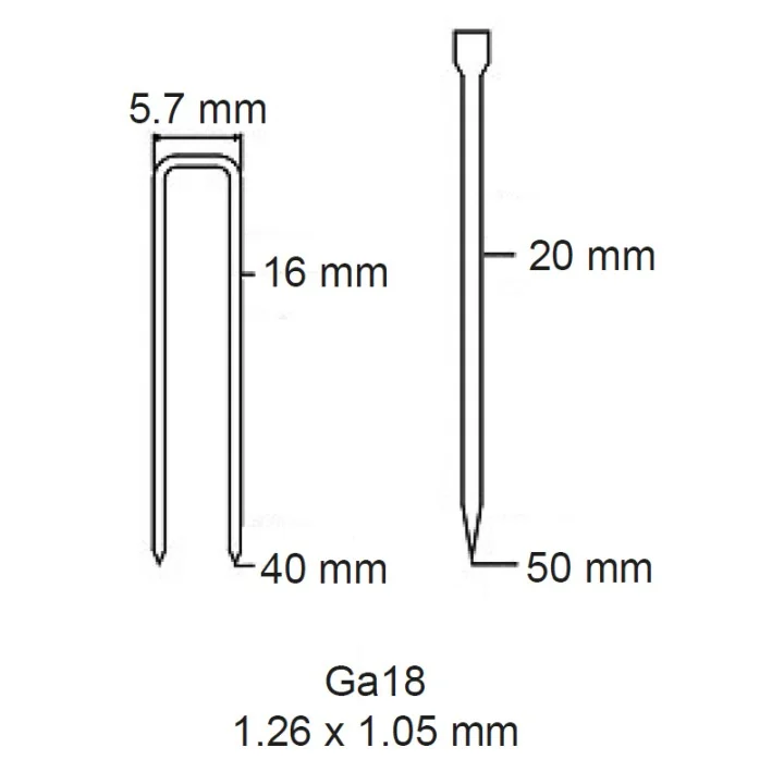 Agrafeuse/cloueuse pneumatique 1/4"