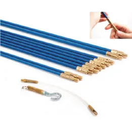 Set de 10 tiges tire câble en fibre de verre
