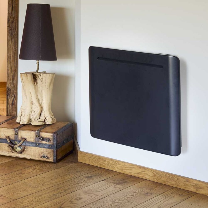 Radiateur à inertie fonte 1500W Noir écran digital Eco Design NF