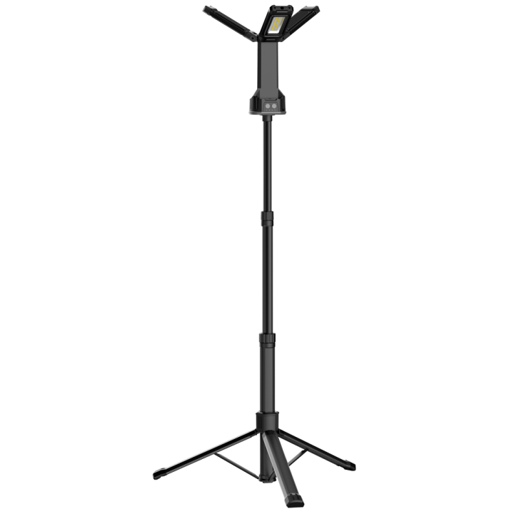 Projecteur de chantier LED rechargeable sur trépied 94/183cm 70W WOLTZ