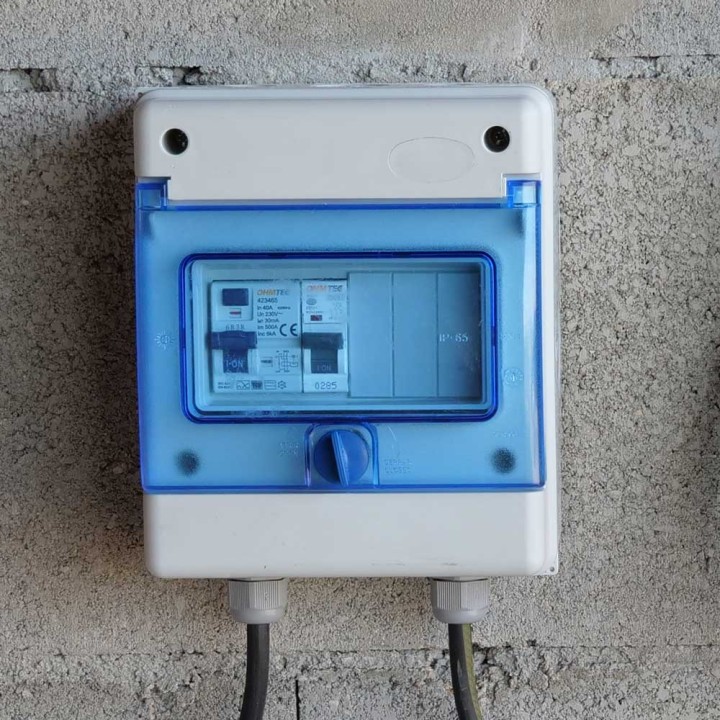 Coffret de protection pour coffret recharge 16A 3.7kW ref. 423742