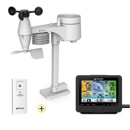Pack station météo multi-fonctions + thermo-hygrométrique haute précision sans fil
