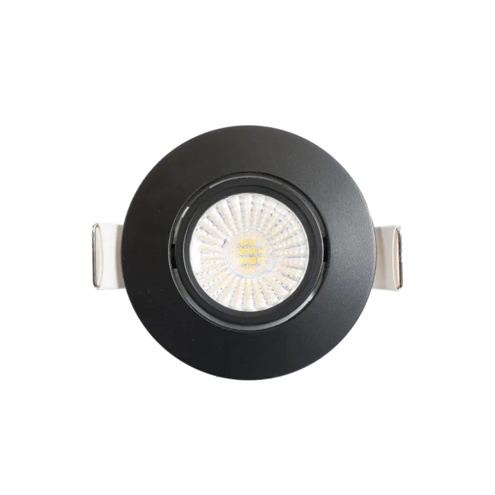 Spot noir encastré orientable LED 6W RT 2012/RE2020