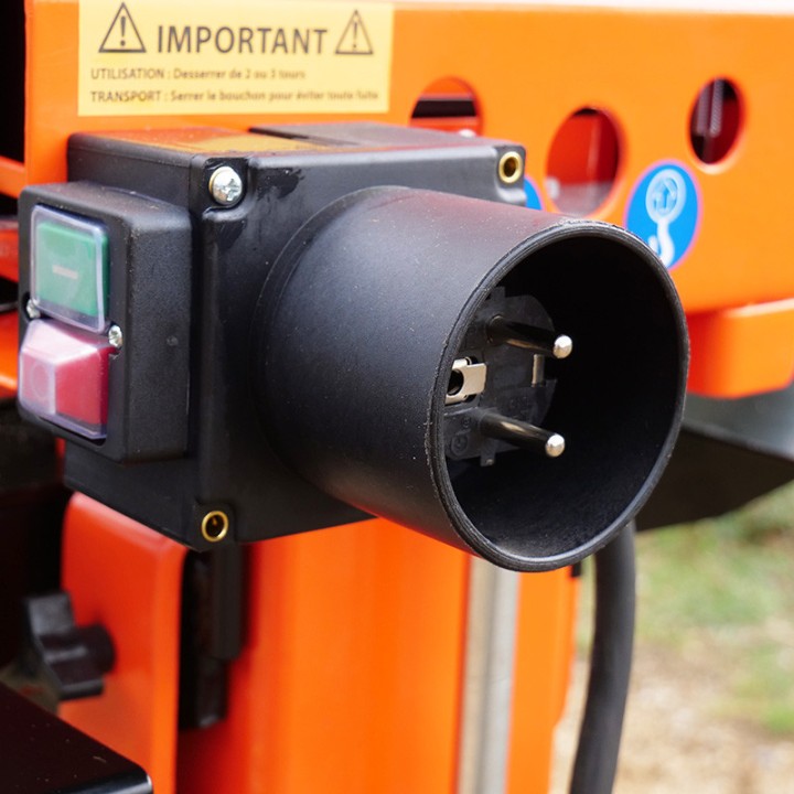 Fendeur de bûches électrique vertical 8T 3000W ST PIERRE DU CHAMP