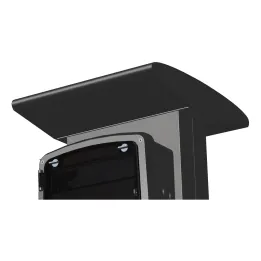 Casquette pour borne métallique alu anthracite OHMTEC