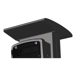 Casquette pour borne métallique alu anthracite OHMTEC