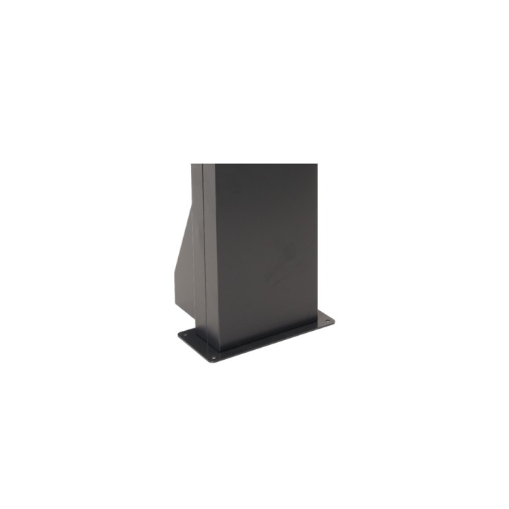 Suport de maintien pour borne métallique alu anthracite OHMTEC