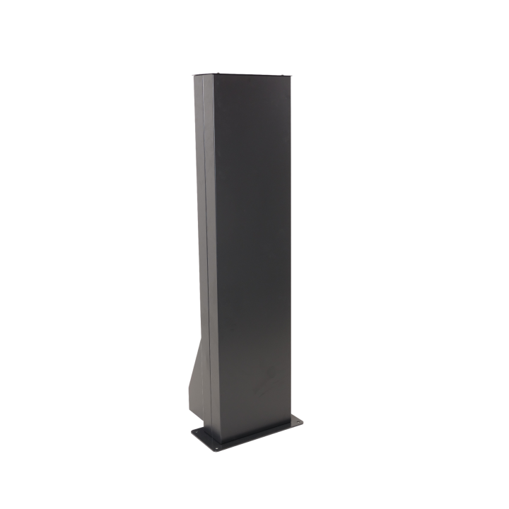 Suport de maintien pour borne métallique alu anthracite OHMTEC