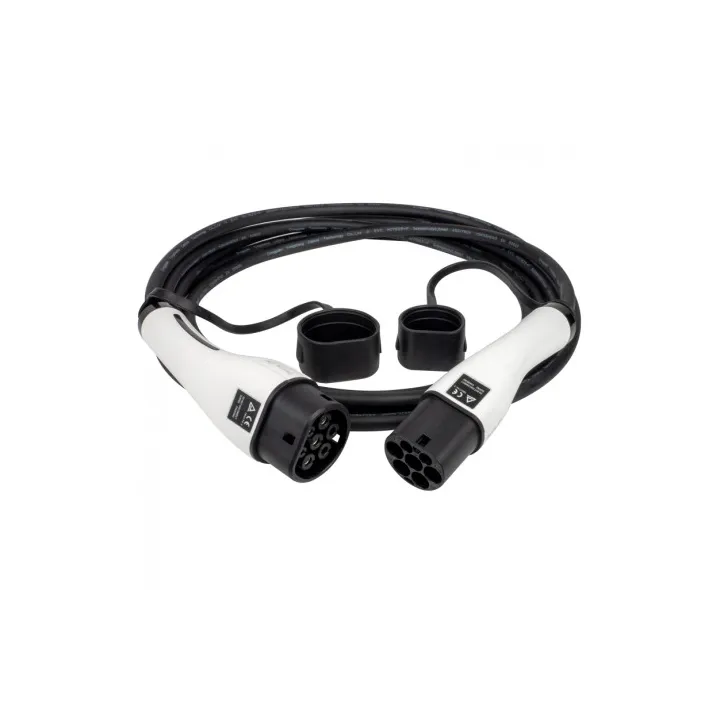 Câble charge T2 32A 3x6mm² +20,5mm² 230V monophasé 5m mâle OHMTEC