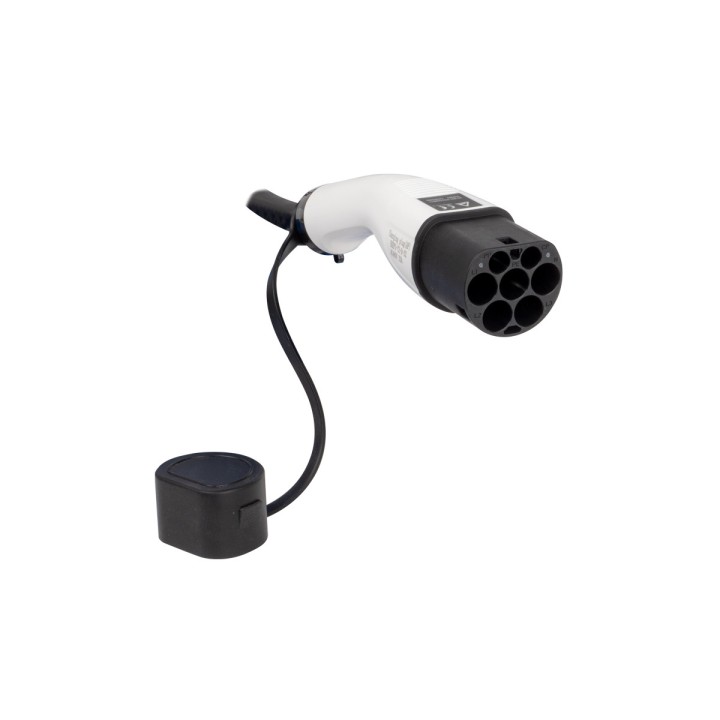 Câble charge T2 32A 3x6mm² +20,5mm² 230V monophasé 5m mâle OHMTEC