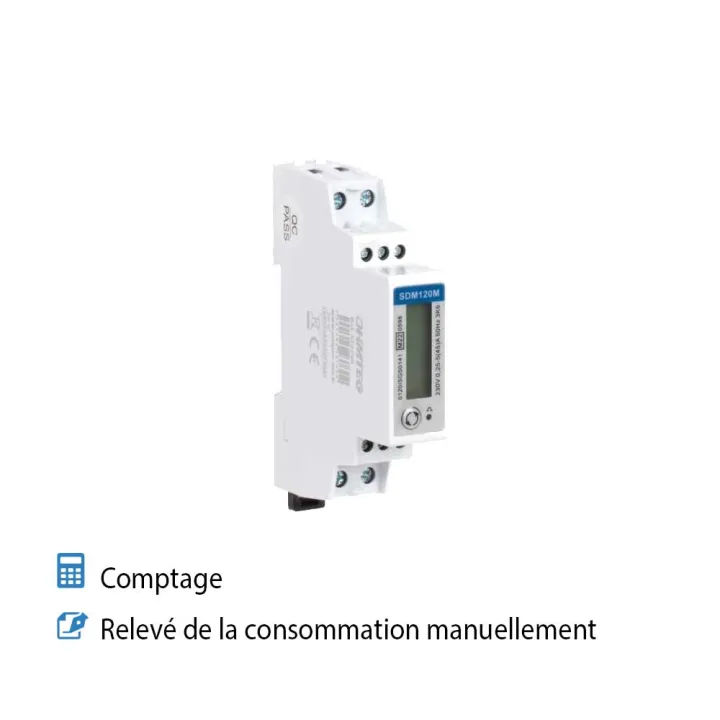Kit compteur MID pour borne recharge 3.7 et 7.4kW OHMTEC
