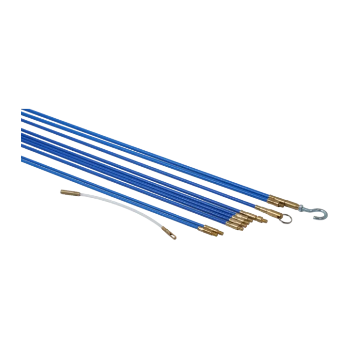 Set de 10 tiges tire câble en fibre de verre
