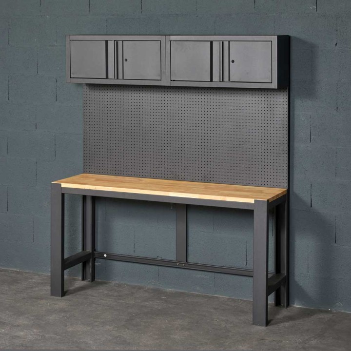 Panneau perforé mural ou pour établi L 180 x H 79 x E 2 cm FEROCE