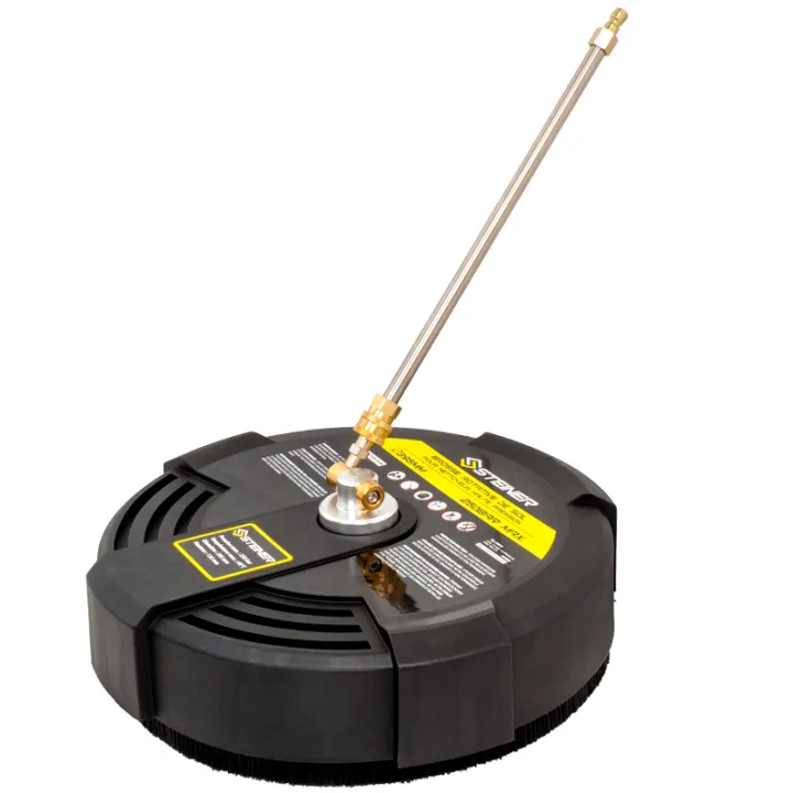 Brosse rotative de sol 15" + rallonge 30cm à connexion rapide ¼’ pour nettoyeur haute pression STEINER ref.216004 et ref.216005
