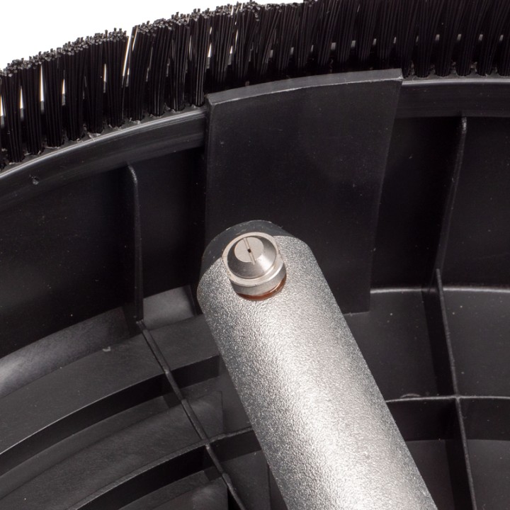 Brosse rotative de sol 15" + rallonge 30cm à connexion rapide ¼’ pour nettoyeur haute pression STEINER ref.216004 et ref.216005