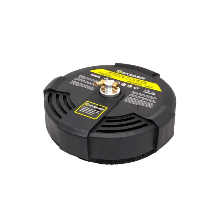 Brosse rotative de sol 15" + rallonge 30cm à connexion rapide ¼’ pour nettoyeur haute pression STEINER ref.216004 et ref.216005